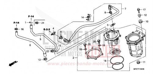 KRAFTSTOFFPUMPE VT750C2SA de 2010