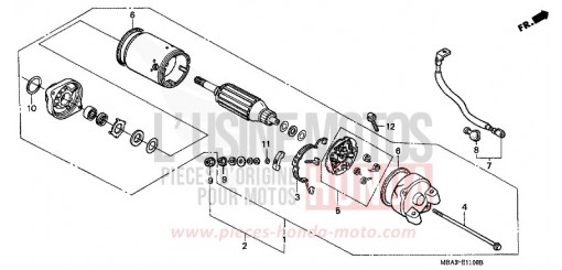 ANLASSER VT750C2V de 1997