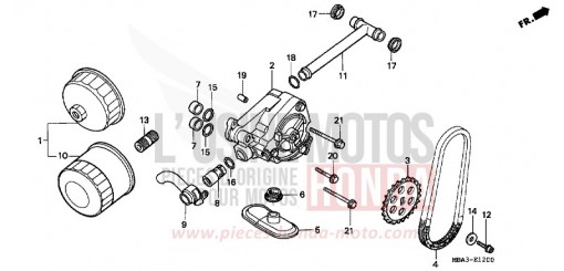 OELFILTER/OELPUMPE VT750C2V de 1997