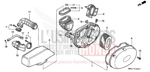 LUFTFILTER VT750C2V de 1997