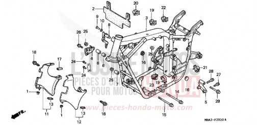 RAHMENKOERPER VT750C2V de 1997