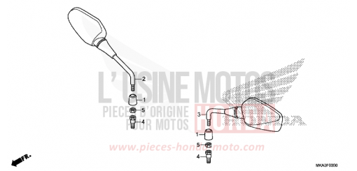 MIROIR NC750XDG de 2016