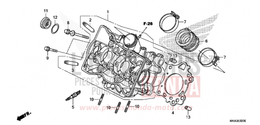 CULASSE NC750XDG de 2016