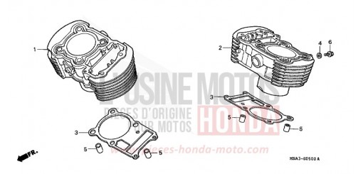 ZYLINDER VT750C2X de 1999