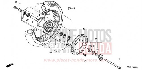 VORDERRAD VT750C2X de 1999