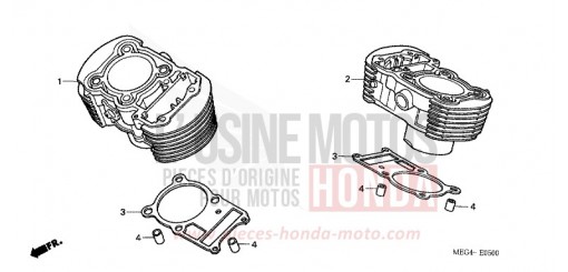 ZYLINDER VT750CA6 de 2006