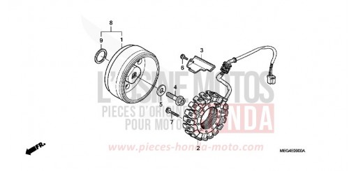 GENERATOR VT750CA6 de 2006