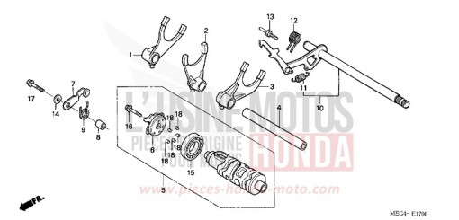SCHALTTROMMEL VT750CA6 de 2006