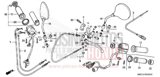 SCHALTERGRIFF VT750CA6 de 2006