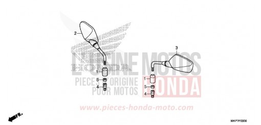 MIROIR CB500XAK de 2020