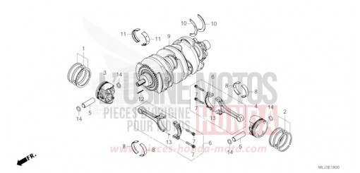 VILEBREQUIN/PISTON GL1800BDP de 2023
