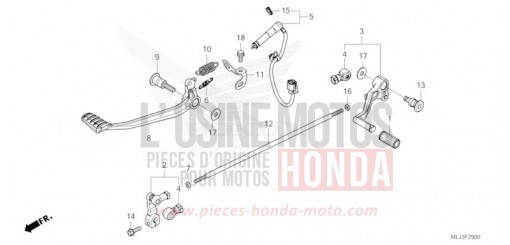 PEDALE GL1800BDP de 2023