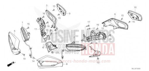 CLIGNOTANT/MIROIR GL1800DAP de 2023