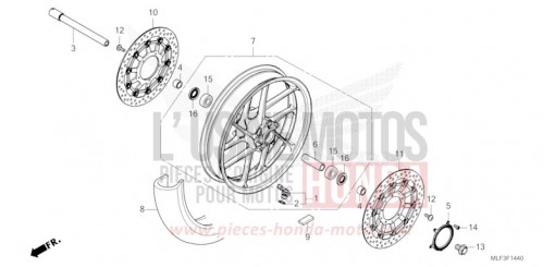 VORDERRAD NT1100AP de 2023