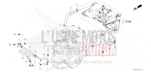 KUEHLERSCHLAUCH/WASSERROHR NT1100AP de 2023
