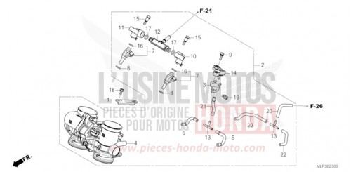 DROSSELKLAPPENGEHAEUSE NT1100AP de 2023