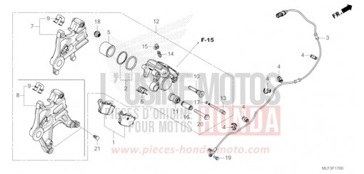 HINTERRAD-BREMSSATTEL NT1100AP de 2023