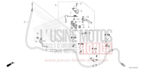 HANDBREMSHEBEL NT1100DP de 2023