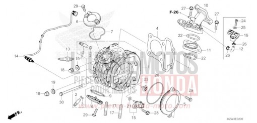 ZYLINDERKOPF ST125AP de 2023
