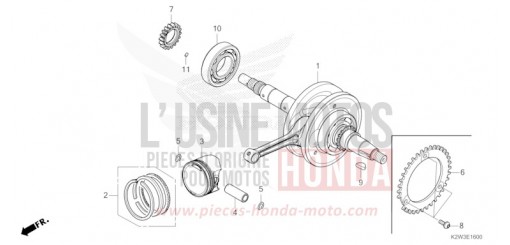 KURBELWELLE/KOLBEN ST125AP de 2023