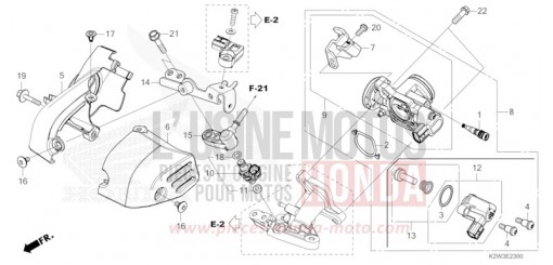 DROSSELKLAPPENGEHAEUSE ST125AP de 2023