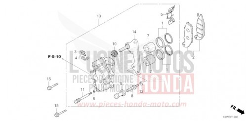 VORDERRAD-BREMSSATTEL ST125AP de 2023