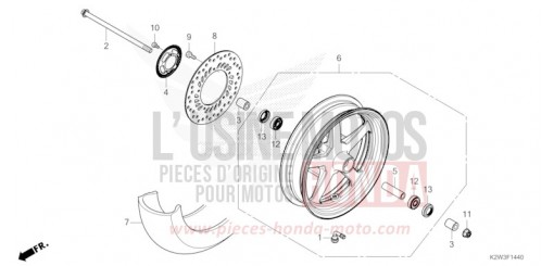 VORDERRAD ST125AP de 2023