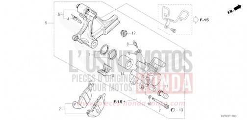 HINTERRAD-BREMSSATTEL ST125AP de 2023
