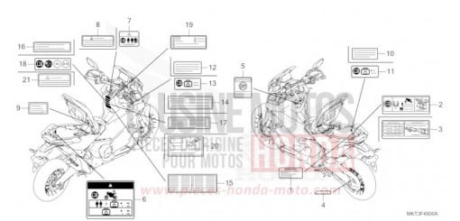 WARNETIKETT ADV750P de 2023
