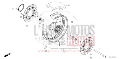 VORDERRAD ADV750P de 2023