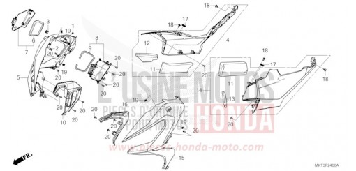 SEITENVERKLEIDUNG ADV750P de 2023