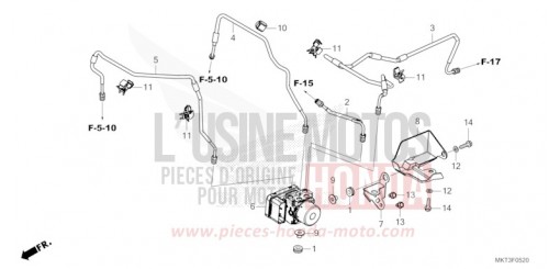 ABS-MODULATOR/BREMSLEITUNG ADV750P de 2023