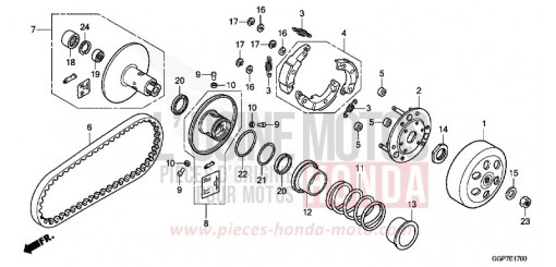 ABTRIEBSFLAECHE NSC50E de 2014