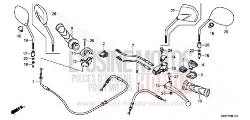 HEBELGRIFF/SCHALTER/KABEL NSC50E de 2014