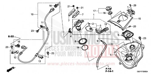 KRAFTSTOFFTANK NSC50E de 2014