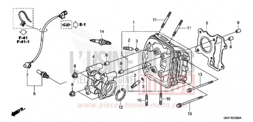CULASSE NSC50T2F de 2015