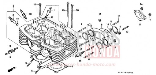 ZYLINDERKOPF CA125S de 1995