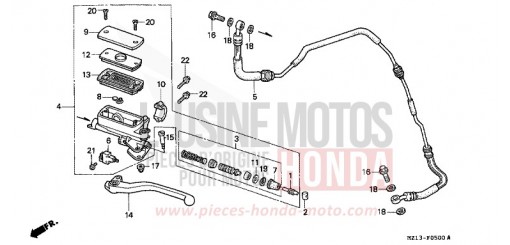 HAUPTKUPPLUNGSZYLINDER CB1000FP de 1993