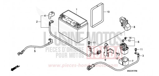 BATTERIE CB1100AD de 2013