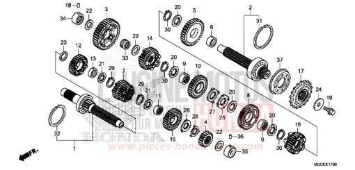 GETRIEBE CB1100AE de 2014