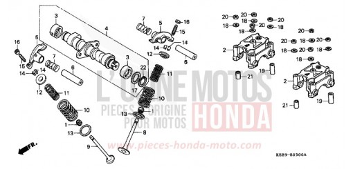 NOCKENWELLE/VENTIL CA125S de 1995