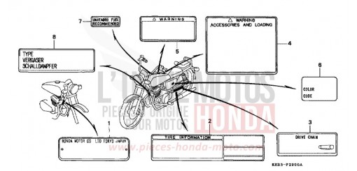 WARNETIKETT CA125S de 1995