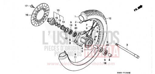 VORDERRAD CA125T de 1996