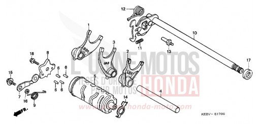 SCHALTTROMMEL CA125V de 1997