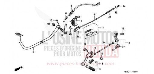 PEDAL CA125V de 1997