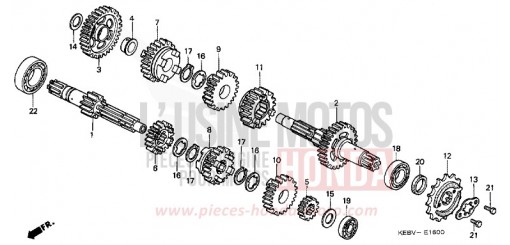 GETRIEBE CA125X de 1999