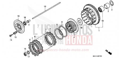 KUPPLUNG CB1000FP de 1993