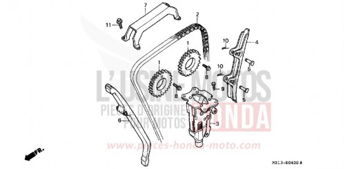 NOCKENWELLENKETTE/SPANNVORRICHTUNG CB1000FR de 1994