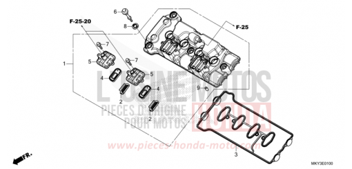 ZYLINDERKOPFDECKEL CBR650RAM de 2021