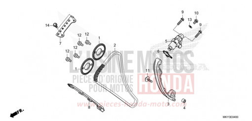 NOCKENWELLENKETTE/SPANNVORRICHTUNG CBR650RAM de 2021